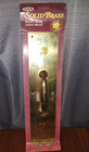 New Old Stock Ives 3 5    X 15     Solid Brass Door Kick Plate And Handle Usa Made