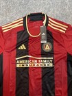 Adidas 2023-24 Atlanta United Fc 17s Kit  Home Jersey Black Victory Red Mens Xl