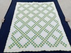 Antique Beautiful Crazy Handmade Patchwork Quilts Size 95x76 Inches