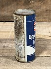 Vintage 4 Oz Tin Can Texaco Upper Cylinder Lubricant Motor Oil Full Can      Pia