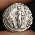 Emperor Antoninus Pius Denarius 159ad Ancient Roman Empire Silver Coin Vf Rome