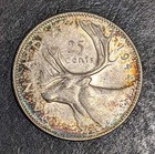 1944 Canada Silver 25 Cents George Vi