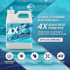 Aqua Blue Pond Dye 4x Concentrate Lake   Pond Dye Blue For Aqua Blue Water New