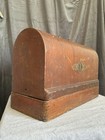 Vintage Singer Model 66 Red Eye Bentwood Sewing Machine Case Wood Base Cover