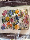 Vintage Paragon Stitchery Flowers Of The Month Crewel Embroidery Kit Floral New
