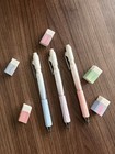 Kokuyo Campus Limited 0 5mm Mechanical Pencil   Eraser Set 3 Colors Japan
