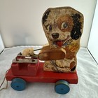 Fp Fisher Price  473 Merry Mutt Original Pull Toy Circa 1949 Antique