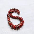 Old Italian Coral Loose Beads 100 natural Red Coral Gemstone Vintage Coral Beads