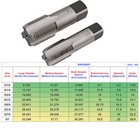 Bspp bspf Pipe Thread Tapping Hss Taps Drill Taper G1 - G7 8 Npt Screw Cutting