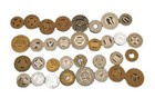 Lot Of  33  Mixed Tokens  Nice Variety  Vintage 
