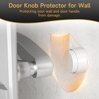 Door Stoppers For Wall With 1 38 Inches Diameter  0 94 Height  White