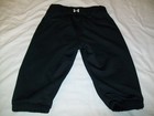 Under Armour Girls Youth Medium Softball Capri Pants Black With White Lettering 