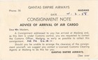 Papua New Guinea 1958 Madang To Malang Qantas Consignment Cargo Cover Customs
