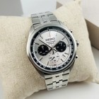 Seiko Ssb425 Men s Essentials White Dial Stainless Steel Band 8t63 Quartz Watch