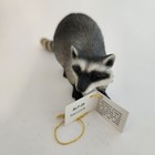 Life s Attractions Raccoon Figurine Realistic Tag 6  Resin Figure