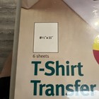 New 6 Sheets Avery 3271 Iron-on T-shirt Transfers For Light  Fabrics 8 1 2 X 11