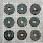 Lot Of 9 Pcs Ancient Chinese Coins Song Yuan Tong Bao               Northen Song Dynasty