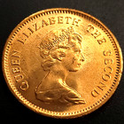 1980 Falkland Islands 1 2 Penny - Km  1 - 17 1 Mm Unc British Territory Bronze