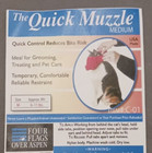 Quick Muzzle For Cats Soft Adjustable For Grooming And Pet Care Medium 6-11 Lbs 