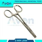 2pk Dermal Piercing Ball Removal Pliers 3mm   4mm Body Piercing Plier Tool