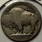 1914 D Buffalo Nickel 5c Restored Acid Date - Free Shipping - Stock Photo