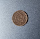 1849 Braided Hair Half Cent Mid Grade Nice Semi Key Date