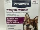 Petarmor 7-way De-wormer 2 Flavored Chewables For Medium To Large Dogs Exp 03 26