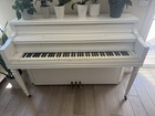 1924 Chickering   Sons Upright Piano White Finish 88 Keys 3 Pedals Made In Ameri