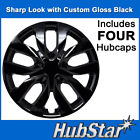 New Hubcap Set For Nissan Rogue 2014-2020 - Black Premium Replica 17-inch 53094