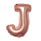 16  Rose Gold Letter J Mylar Foil Balloon Birthday Party Wedding Decorations