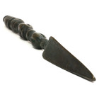 Antique 16th-18th C Tibetan Bronze Vajra Ritual Tool Thick Phurba Ritual Amulet