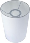 Cylindrical Lampshades White Linen Drum Lamp Shades Modern Style Lampshade Co   