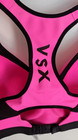 Victoria s Secret Vsx Sports Bra32ddd Pink black Lightly Padded Underwire T-back