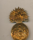 Royal Scots Fusiliers Volunteer Battalion Large Hat Badge King s Crown Wwii Era