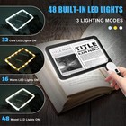 5x Magnifying Glass With 48 Led Light Clarity Handheld Seniors Reading  magnifier