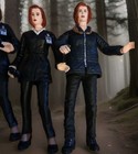 Vintage Mcfarlane X-files 3 Dana Scully And 1 Fox Mulder Action Figures 6  Tall