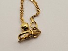 14k Yellow Gold Faceted Bead Station Chain Ankle Bracelet Anklet 10  1 15g Heart