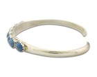 Vintage Navajo Bracelet 925 Silver Natural Lapis Handmade Authentic Signed Al