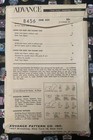  1957 Original Advance 8456 Craft Sewing Pattern Stuffed Dog Pajama Pillow Bag