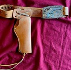 Mattel Shootin Shell  Plainsman Holster W  Working Remington Buckle  Nice