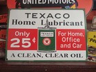 Vintage Large Texaco Handy Can Lubricant Dealership Porcelain Sign Chevy Texas 