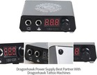 Dragonhawk Traditional Pro Complete Tattoo Kit - Two Machines Gun Easy Use Color