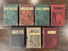 Lot Of 7 Antique Victorian Porter   Coates  Belford Hc Daniel Webster irish Ba  