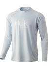 Huk Men s Pursuit Vented Long Sleeve 30 Upf Fishing Shirt Coastal Sky Xl Nwt 427