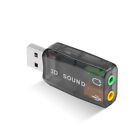 Sound Card 3d Mic Speaker Virtual Audio Adapter External 5 1 Channel For Laptop
