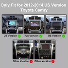 128gb Gps 10  For Toyota Camry 2012-2014 Carplay Android 15 Car Radio Head Unit