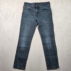 Levi s Premium 511 Slim Fit Jeans Mens 30x32  actual 30x29  Blue Denim Big E