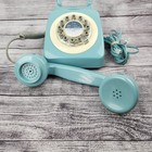 Retro Style Push Button Landline Telephone Teal  Model 746