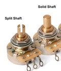 Brass Color 12 Gauge Shotgun Shell Solid Shaft Guitar Knobs