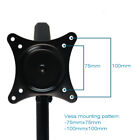 Sit-stand Wall Mount Monitor Arm  Extended Single Screen Black